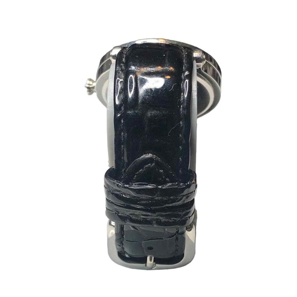 Juicy Couture Women\'s‎ Watch Black Leather Band Rhinestone Bezel Crown Logo main image 5
